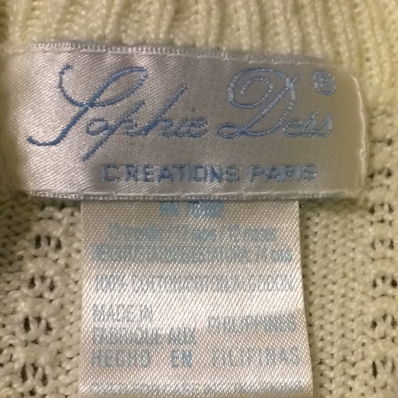 Vintage DESIGNER Sophie Dess Creations Paris Knit Romper - Picture 3 of 6